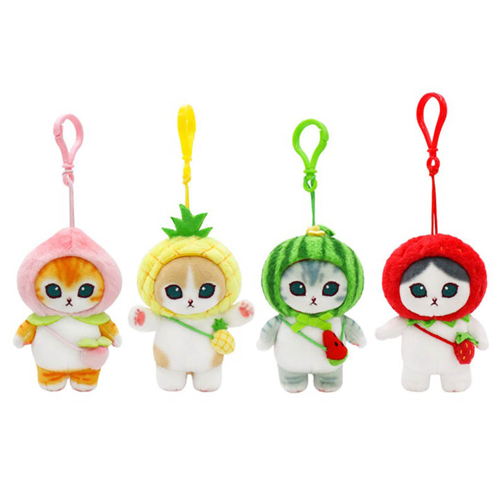 NEW Mofusand Plush Keychain– Fruit Costume Series