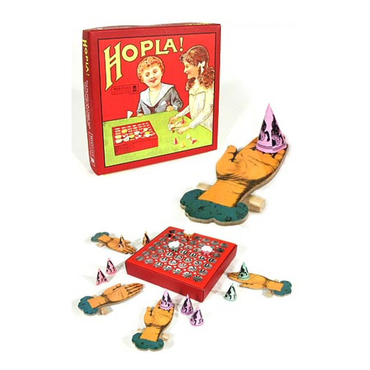 1890's Design Hopla Wooden Board Game