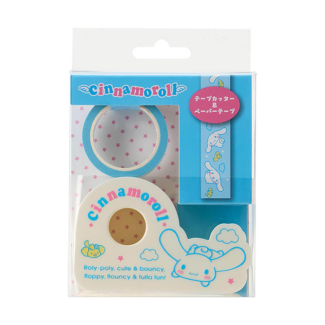 Sanrio Characters Paper Tape & Dispenser - Cinnamoroll