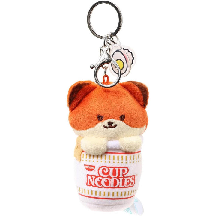 Cup Noodles Foxiroll Plush Keychain (Mini)