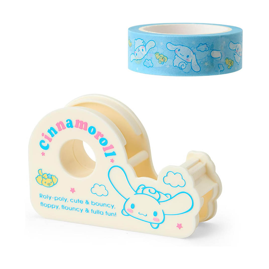 Sanrio Characters Paper Tape & Dispenser - Cinnamoroll