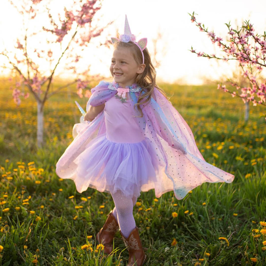 Rainbow Unicorn Cape & Headband