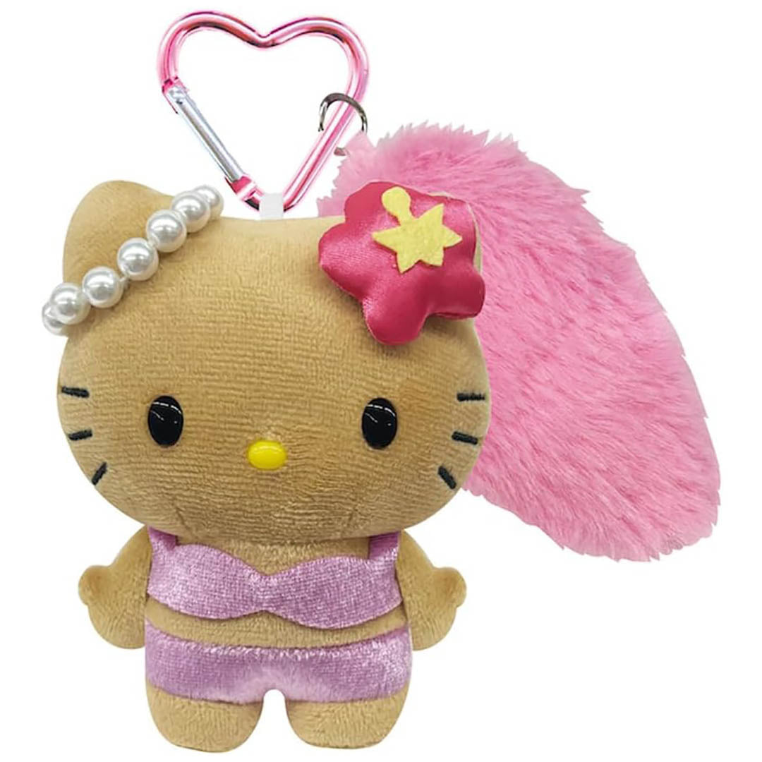 Official Sanrio Hello Kitty Tail Mascot Keychain Plush - Bikini