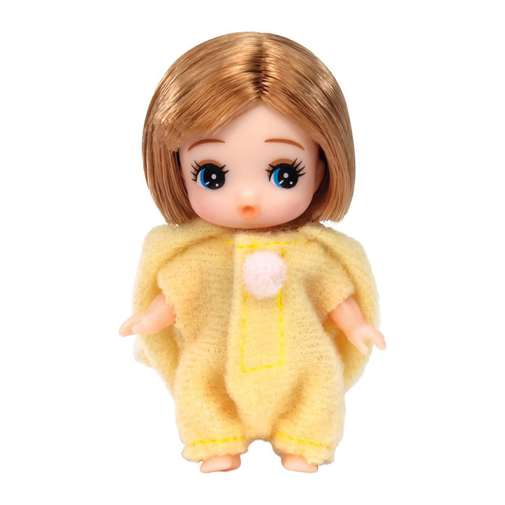 Japanese Doll: Yellow Bear Costume Baby