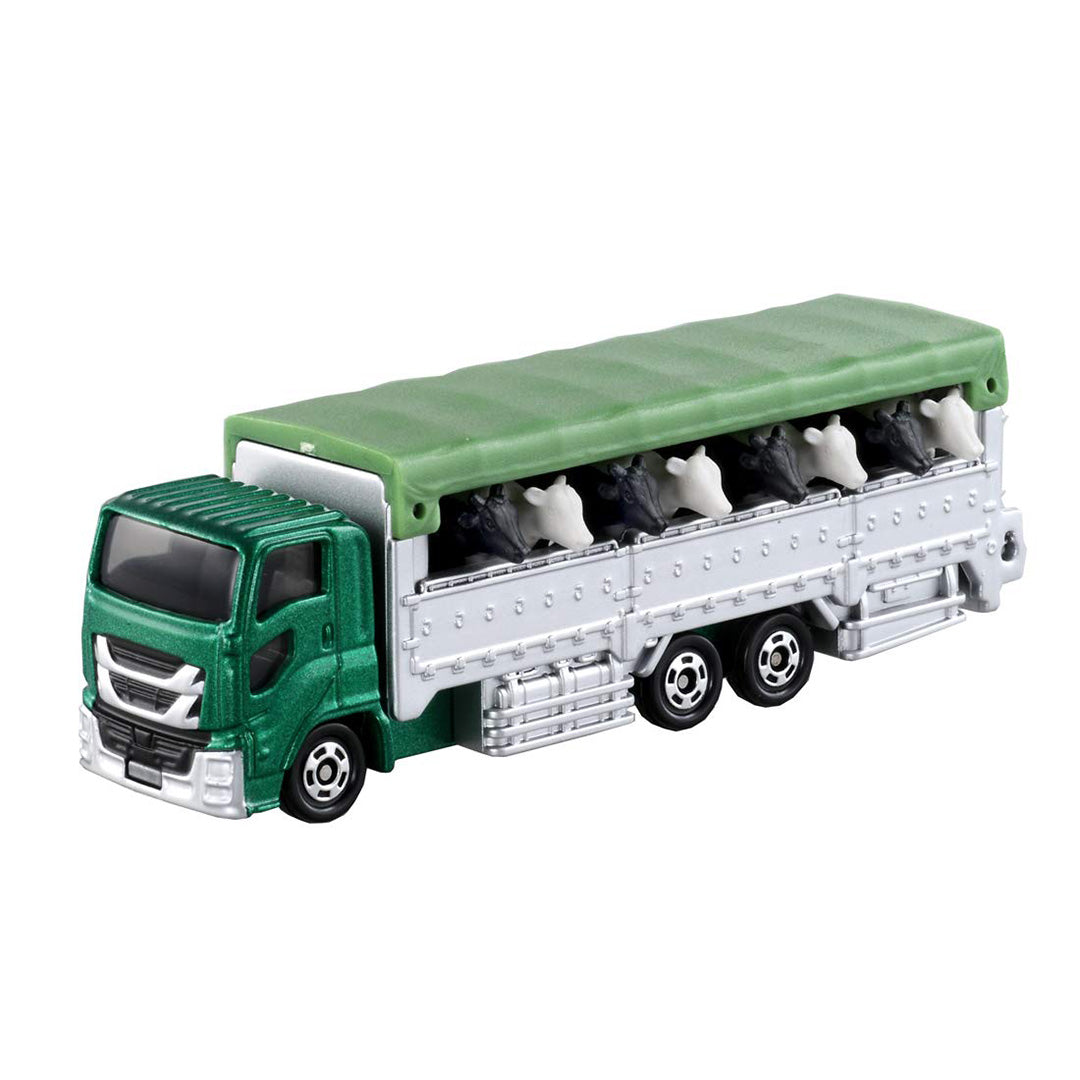 Japanese Mini Cars - Tomica Livestock Transport Truck with Cows