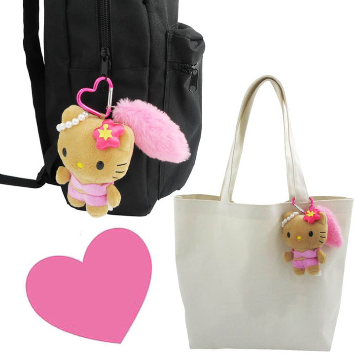 Official Sanrio Hello Kitty Tail Mascot Keychain Plush - Bikini