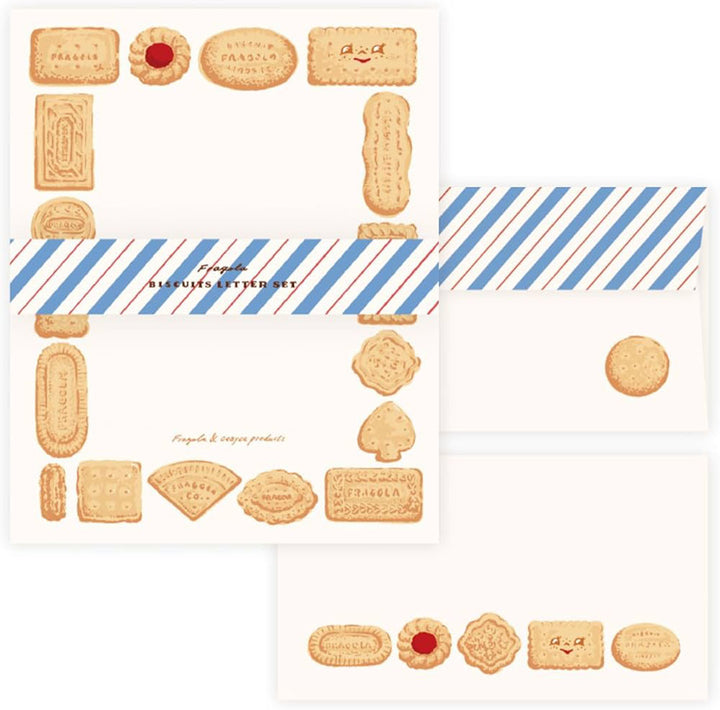 Japanese Stationery - Biscuit Letter Set