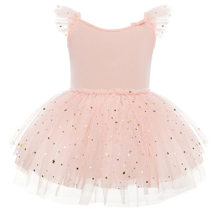 Ballet Leotard Flutter Sleeve Dance Dress