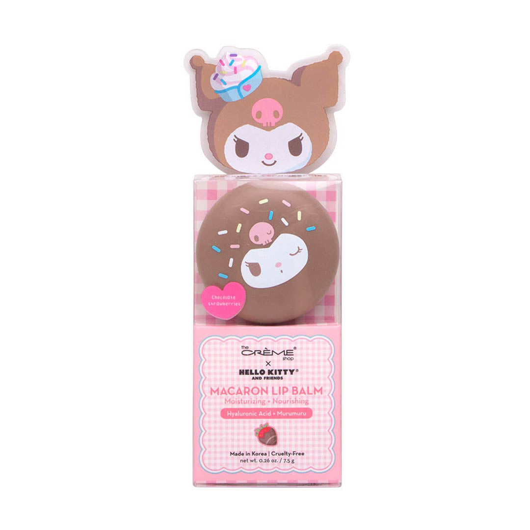 NEW Macaron Lip Balm - Chocolate Strawberries - The Creme Shop x Hello Kitty and Friends