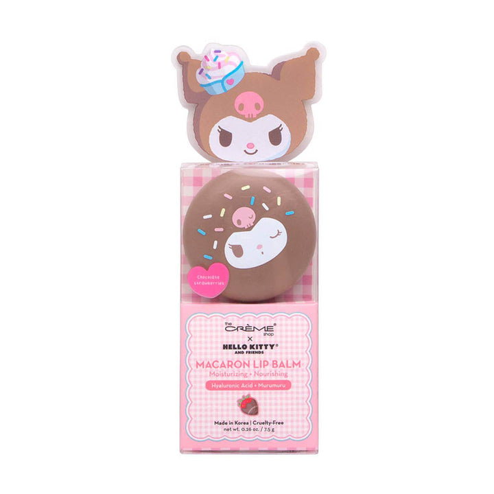 NEW Macaron Lip Balm - Chocolate Strawberries - The Creme Shop x Hello Kitty and Friends
