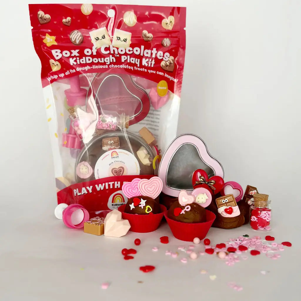 NEW Natural Sensory Play Dough Kit- Valentine's Box of Chocolates