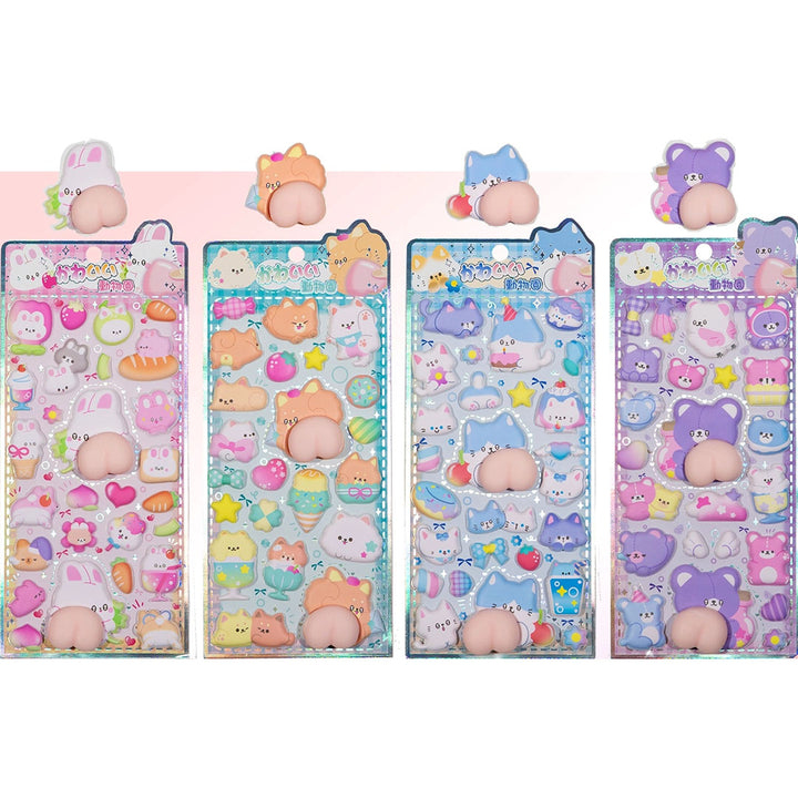 Free Cute Squish Kawaii Stickers with Orders Over $100