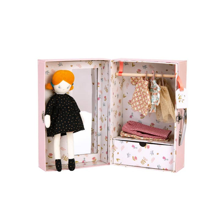 NEW Blanche Doll with Wardrobe Set