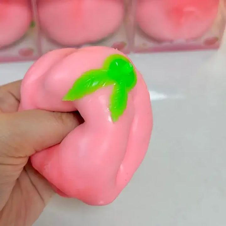 Korean Peach Crunch Squishy Toy Assorted Colors