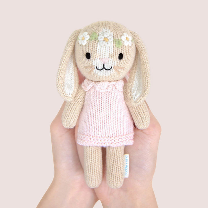 Tiny Hannah the Bunny Knit Doll (Blush)