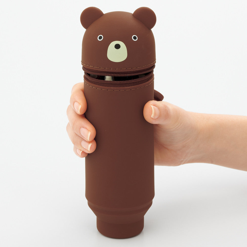 NEW Stand Up Japanese Pencil Case- Bear