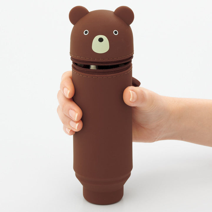 NEW Stand Up Japanese Pencil Case- Bear