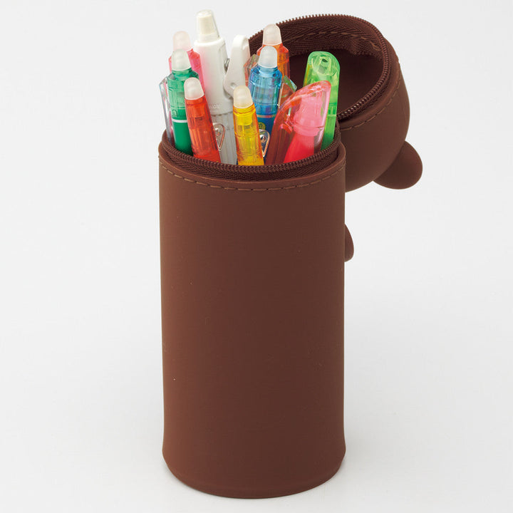 NEW Stand Up Japanese Pencil Case- Bear