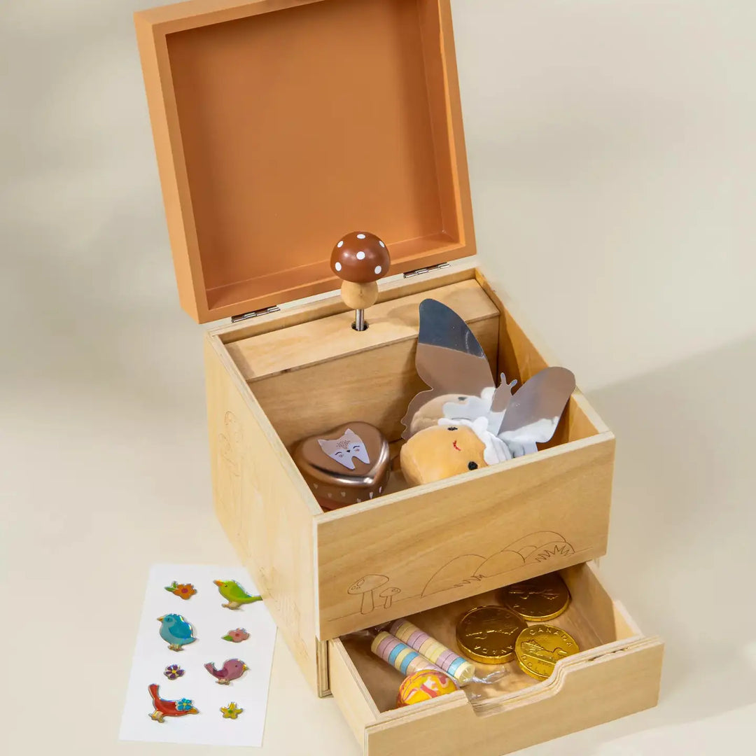 Wooden Musical Souvenir Box - Nature