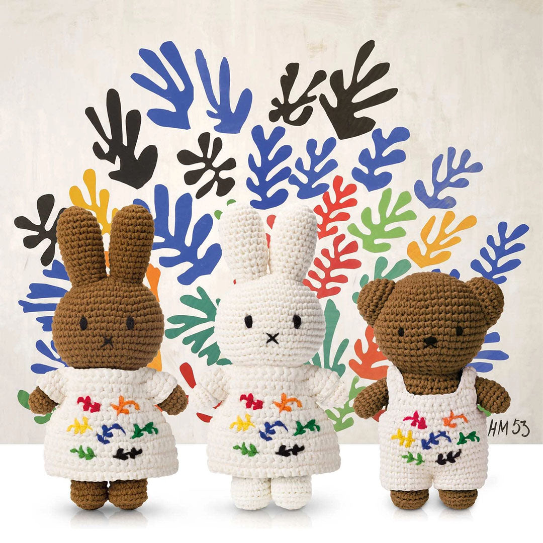 Miffy Handmade Crochet Doll- Miffy Henri Matisse Inspired Dress