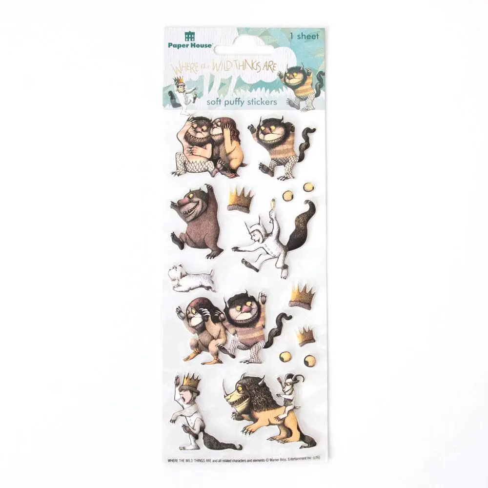 NEW Where the Wild Things Are Puffy Sticker