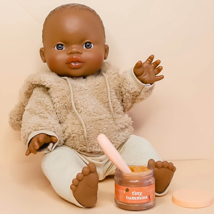 Tiny Tummies - Roast Chicken Dinner for Doll - Jar and Spoon