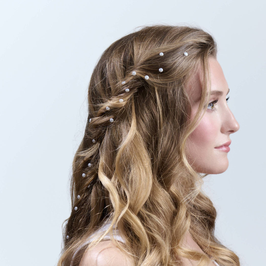 Hally Hair Gem Pen Pearl Refill 90 Count