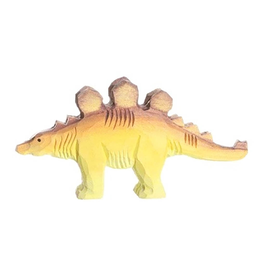 Wooden Stegosaurus Dinosaur Animal Toy