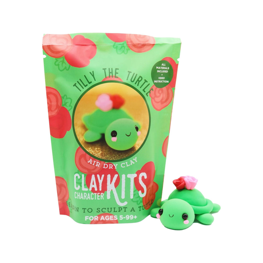 NEW Tilly the Turtle Air Dry Clay Kit