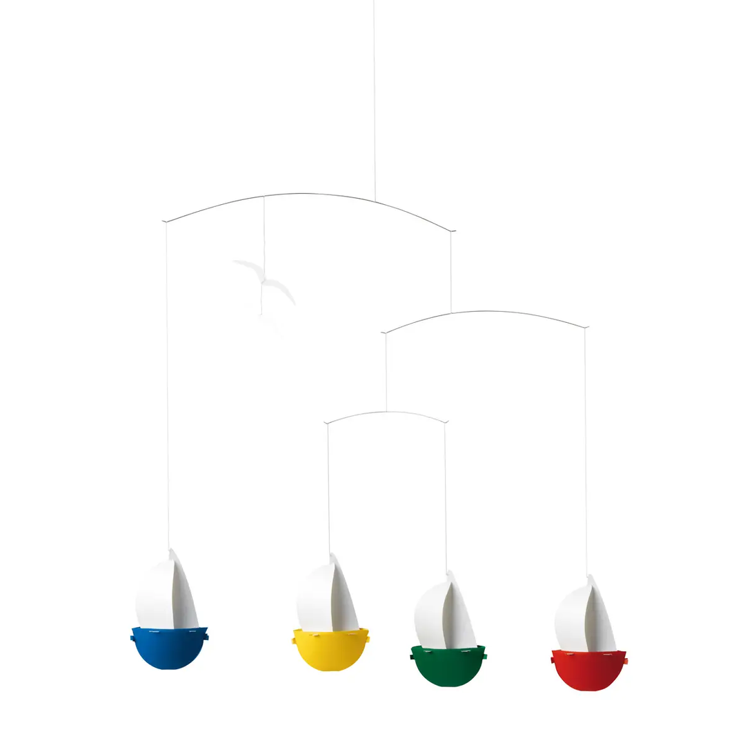 Heirloom Mobile- Sailboats