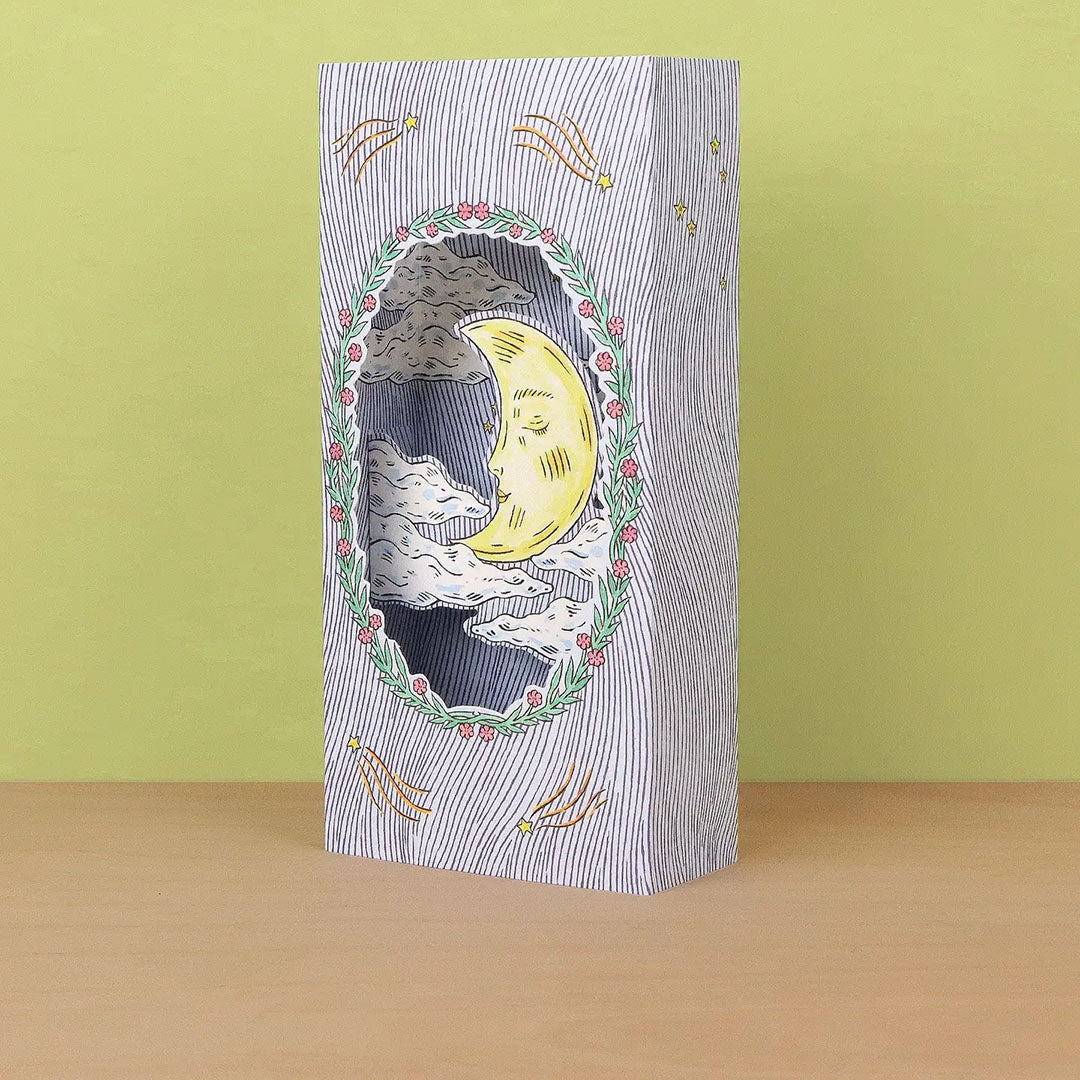 Magical Moon Die-Cut Card