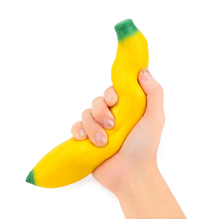 Crazy Banana Squishy Sensory Sand Toy