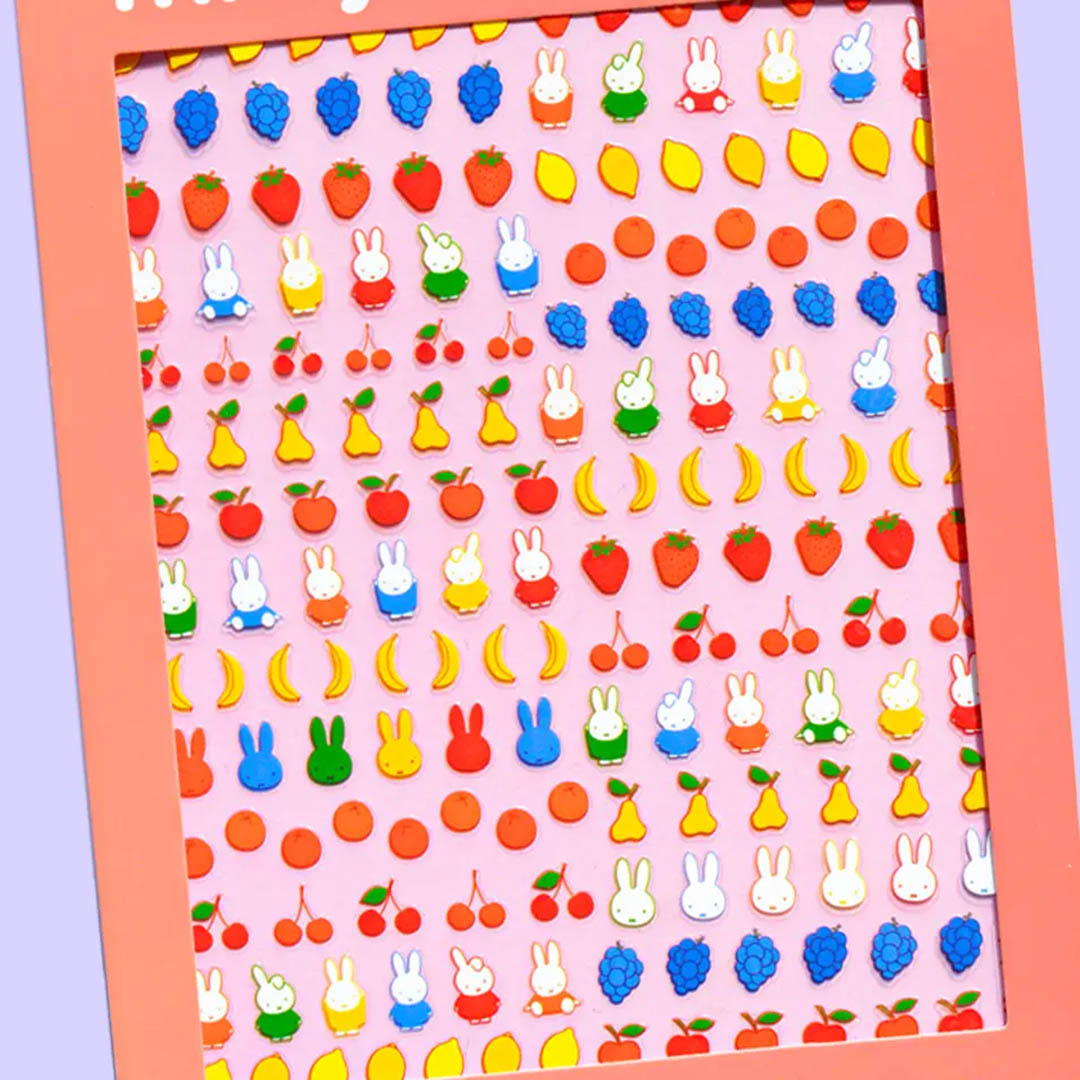 Nail Art Deco Stickers: Miffy's Fresh Fruit