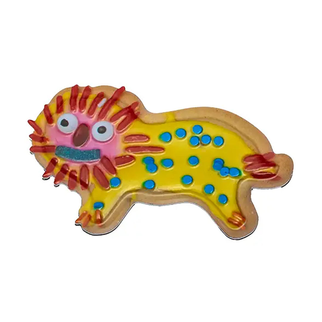 Weird Lion Cookie Magnet
