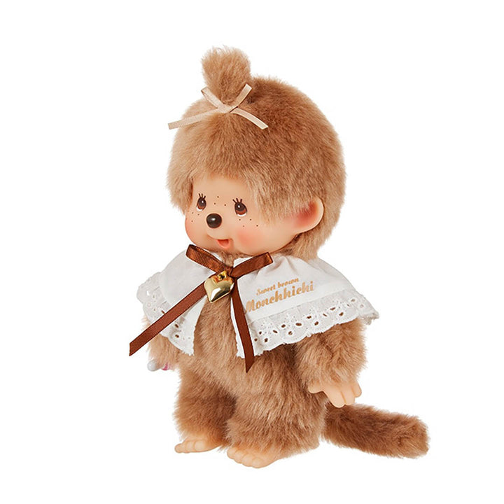 NEW Monchhichi Girl Sweet Brown Series Doll