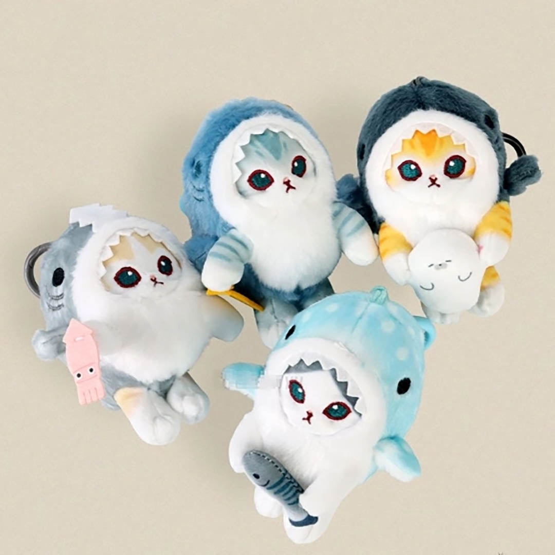 NEW Mofusand Shark Doll Bag Charm Small