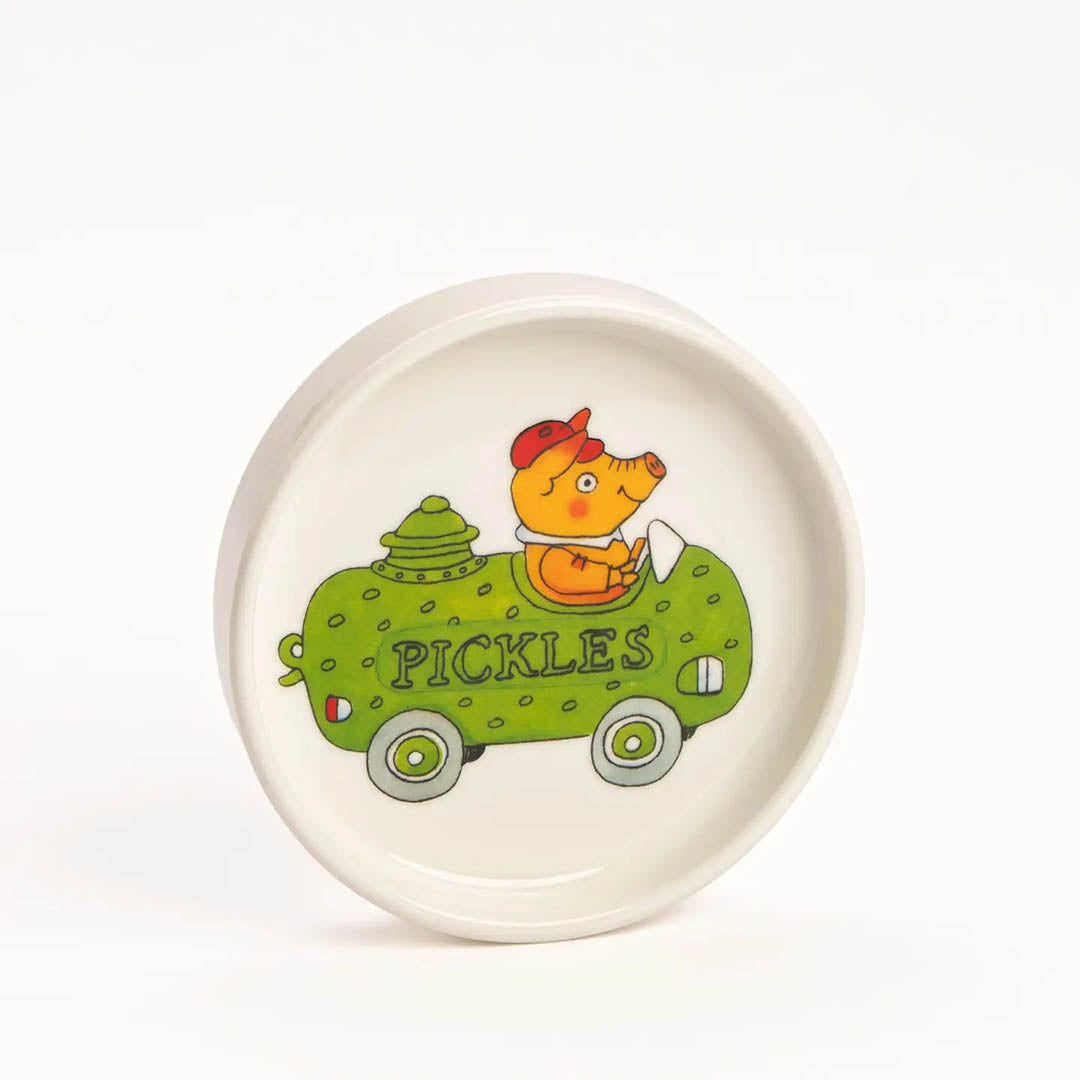Richard Scarry PickleCar Round Trinket Dish