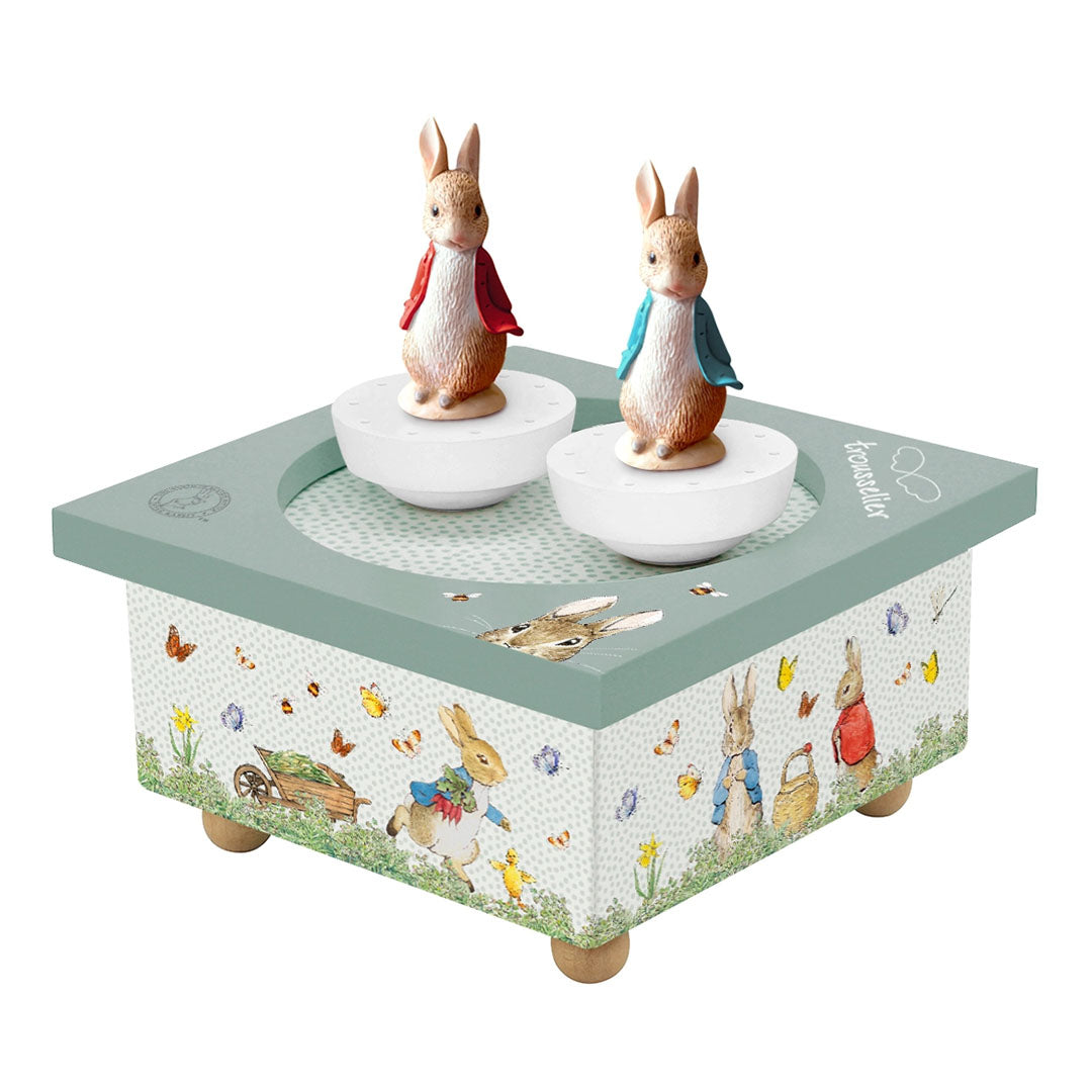 Dancing Peter Rabbit Music Box- Beatrix Potter
