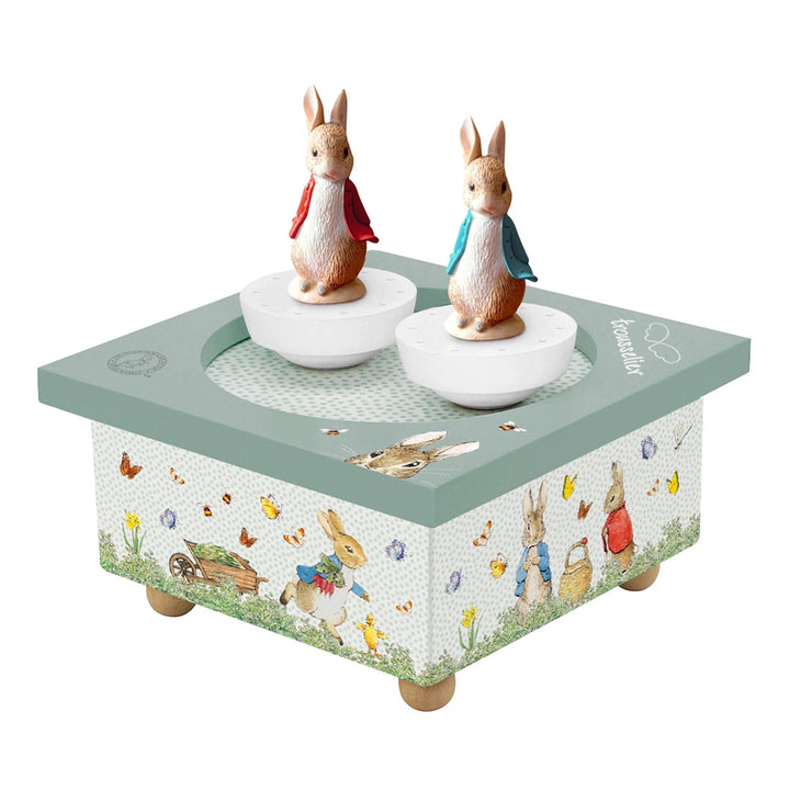 Dancing Peter Rabbit Music Box- Beatrix Potter
