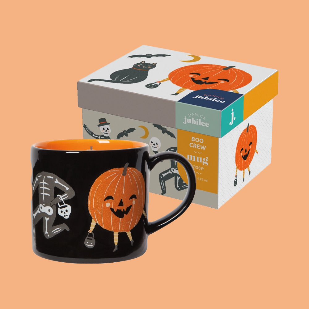 Boo Crew Halloween Mug in A Box