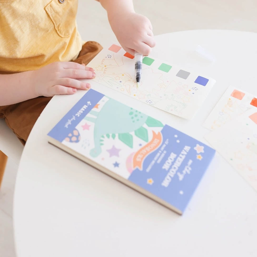 Dinosaur Watercolor Book