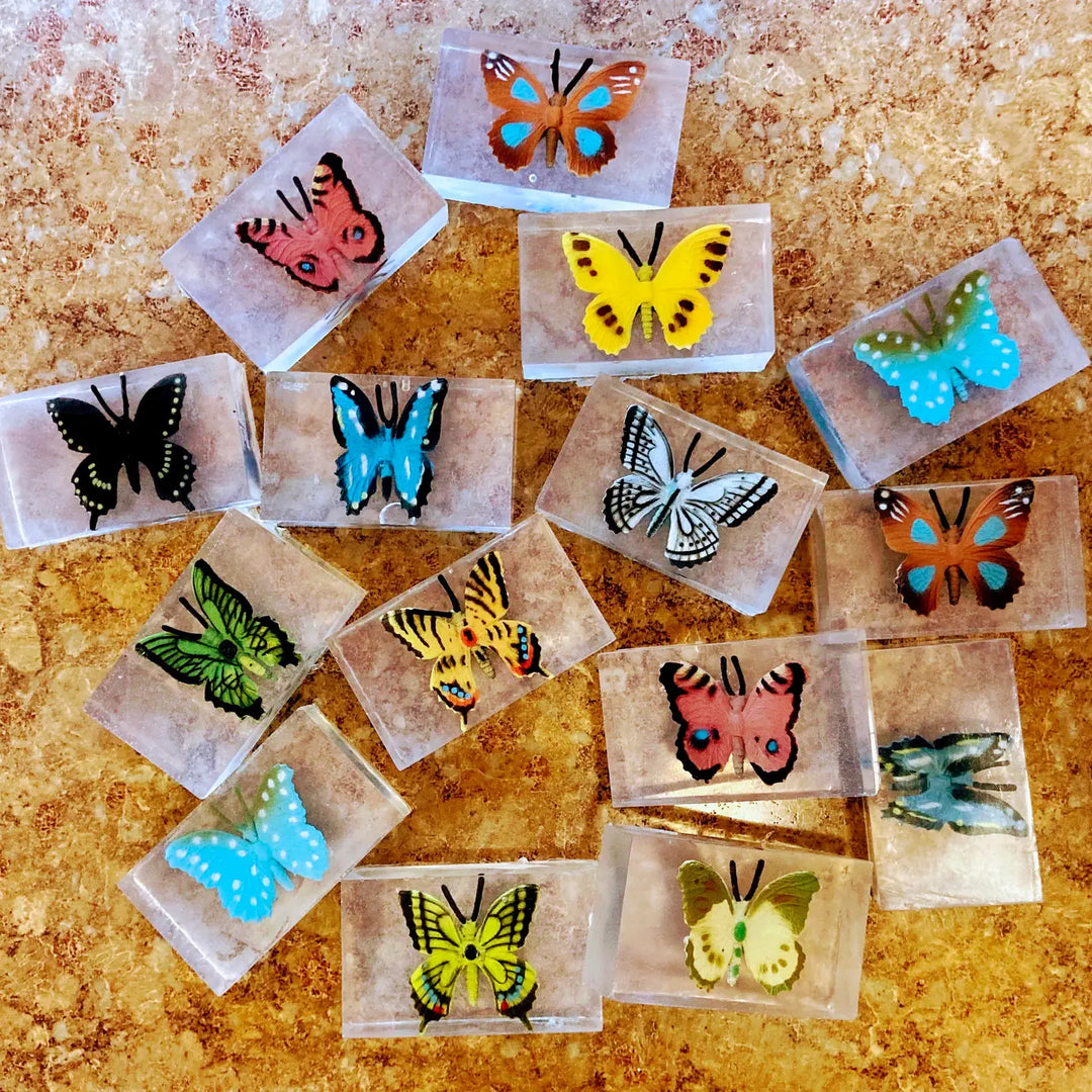 Non Toxic Kids Butterflies in Your Soap!