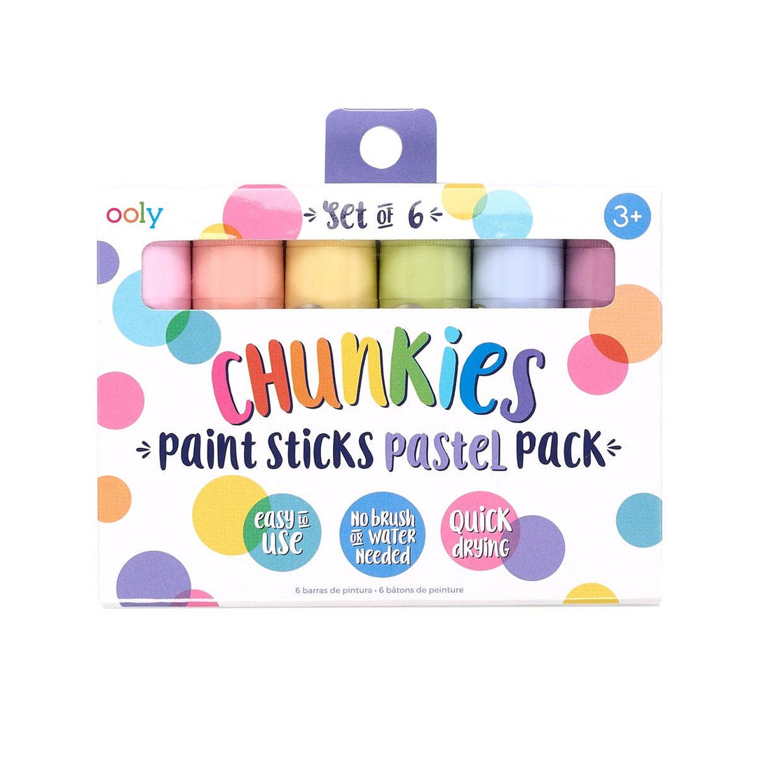 NEW Chunkies Paint Sticks: Pastel - Set of 6