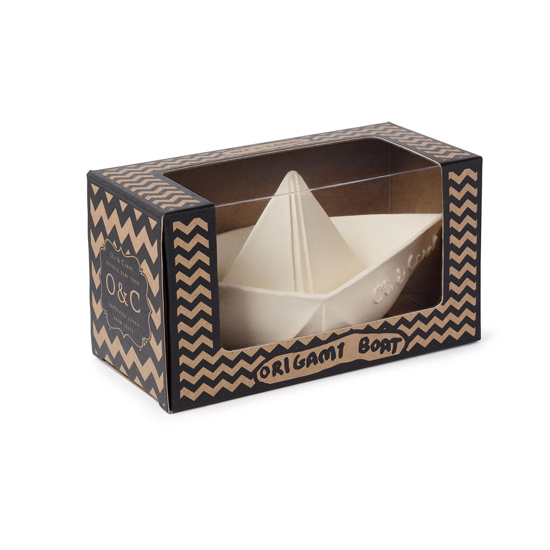 Origami Boat White