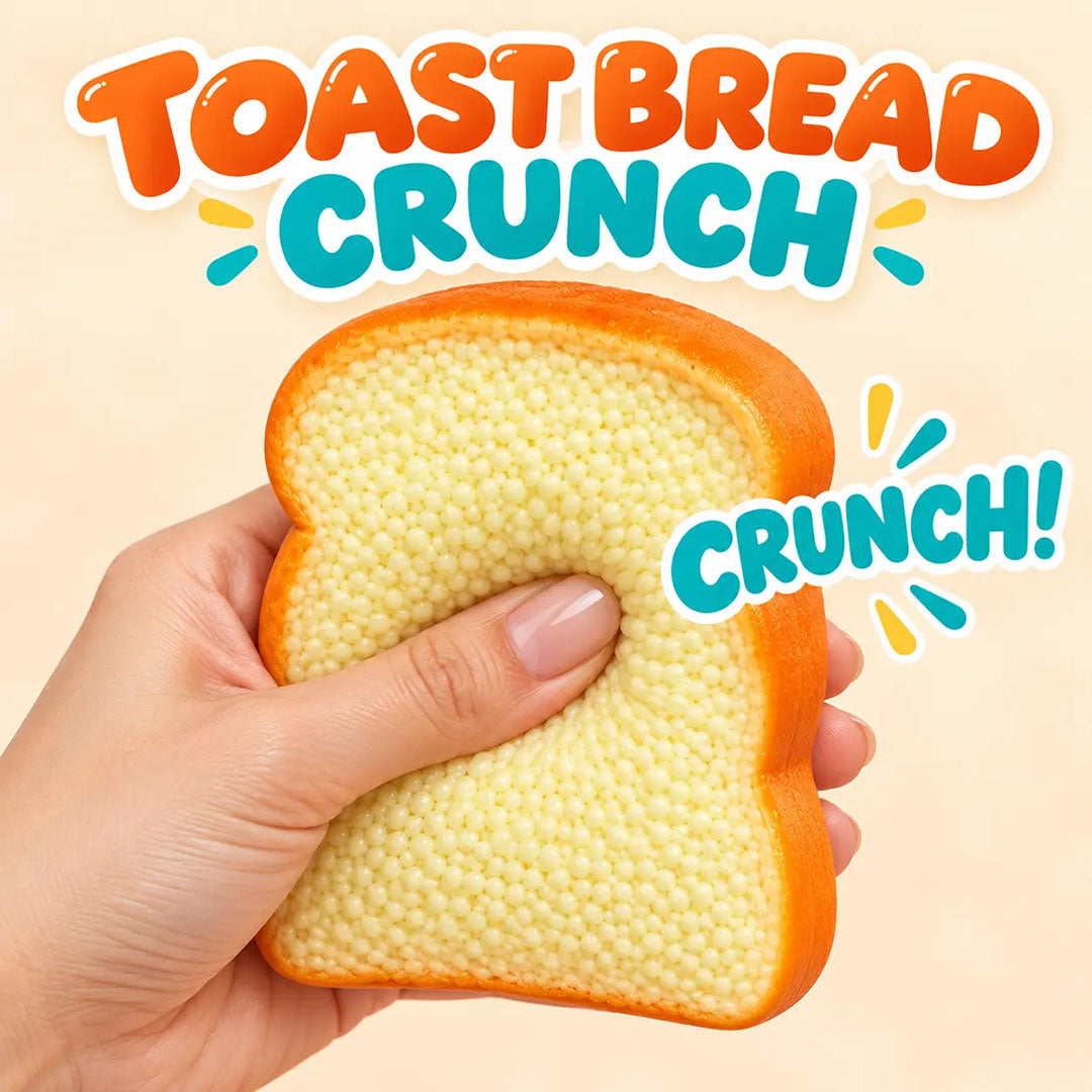 Toast Bread Crunchy Squishy (ASMR Crunch)