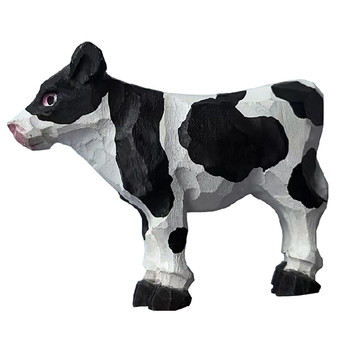 NEW Wooden Calf Animal Toy