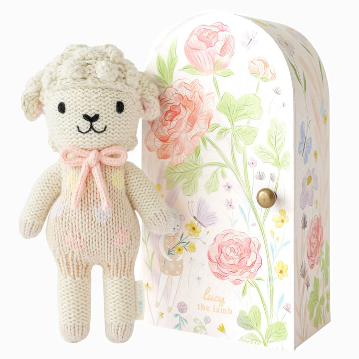Tiny Lucy the Lamb Knit Doll (Pastel)