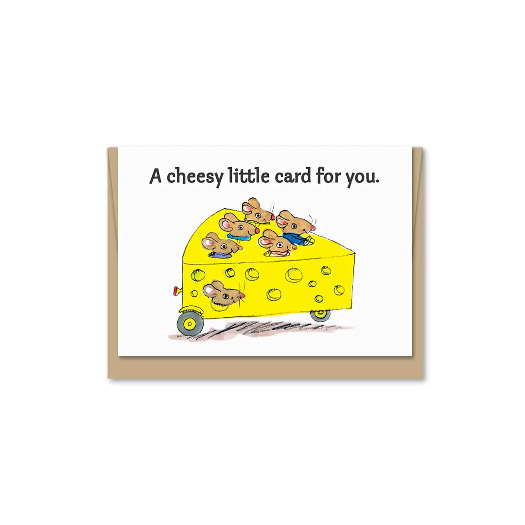 Richard Scarry Mini Cheesy Enclosure-Sized Everyday Greeting Card