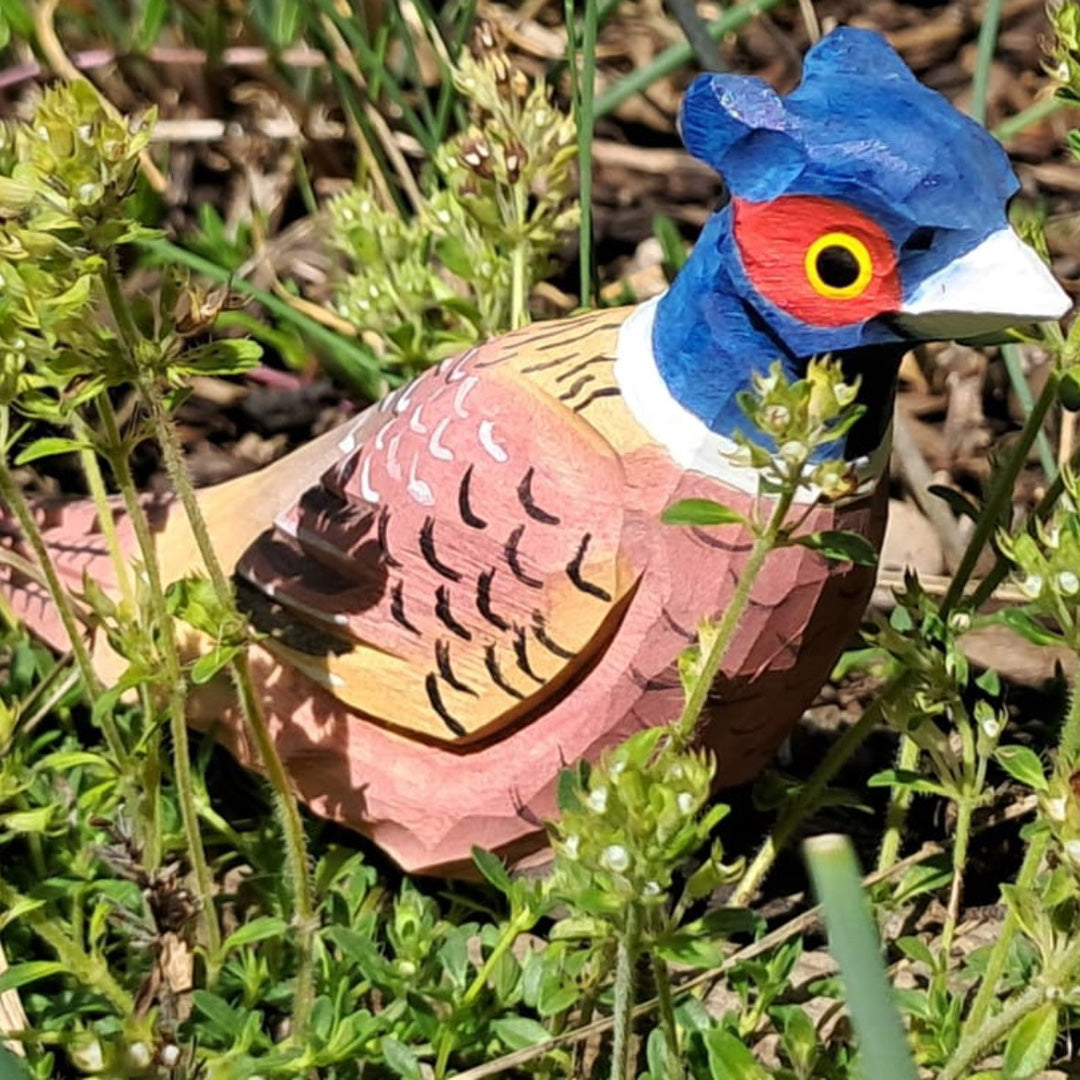 Wooden Pheasant Animal Toy