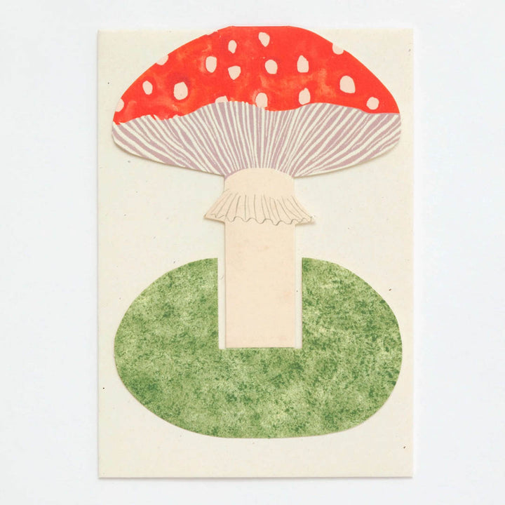 Greeting Card - Toadstool Stand-Up Card